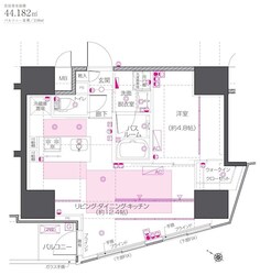 中目黒駅 徒歩12分 7階の物件間取画像